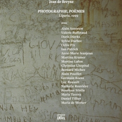 PHOTOGRAPHIE, poèmes, Jean de Breyne
